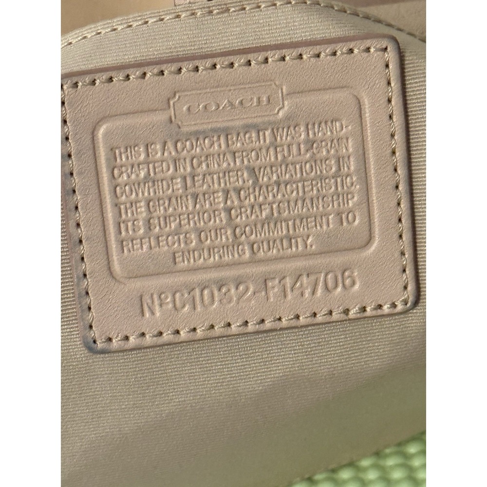 Coach Leather Hobo Bag in Dusty Pink - Picture 8 of 14